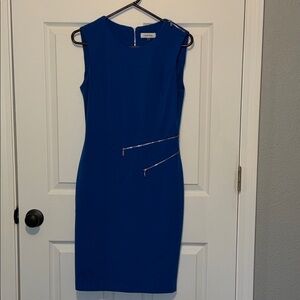 Calvin Klein Women's Royal Blue Mini Dress